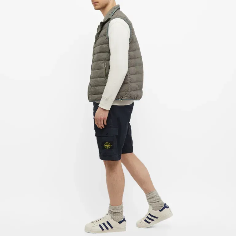 STONE ISLAND Cargo Shorts Men's Marine Blue-4