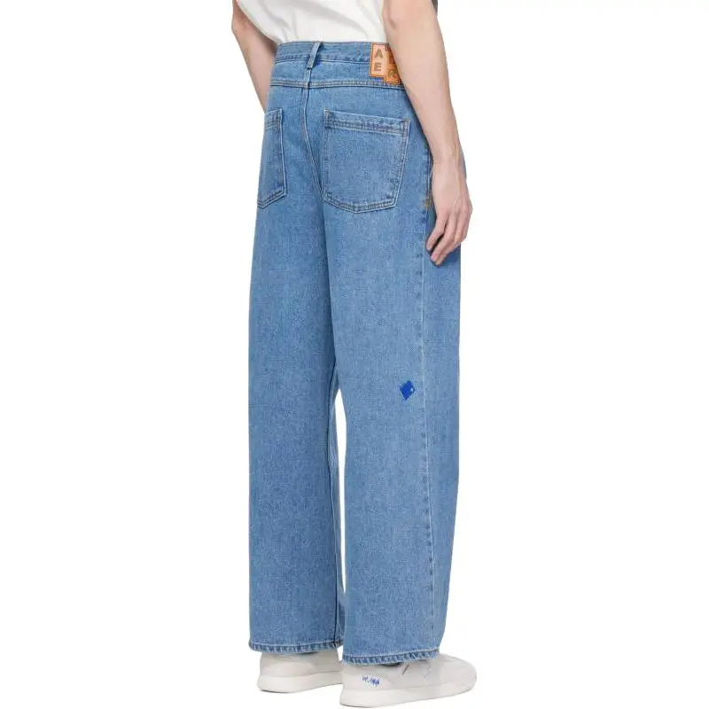 ADER ERROR Logo patch Jeans-1