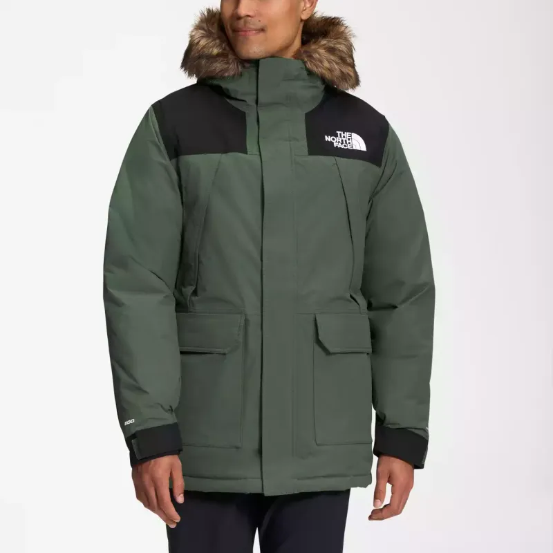THE NORTH FACE Parka Coats Men Green WTQ-2