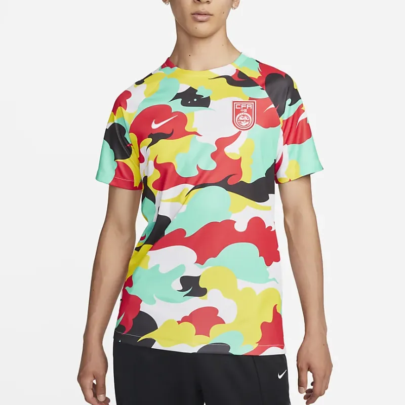 Nike Soccer Jerseys Men Azure Yellow-2