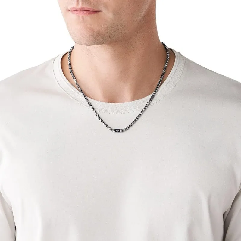 EMPORIO ARMANI Steel Necklaces Men's-3