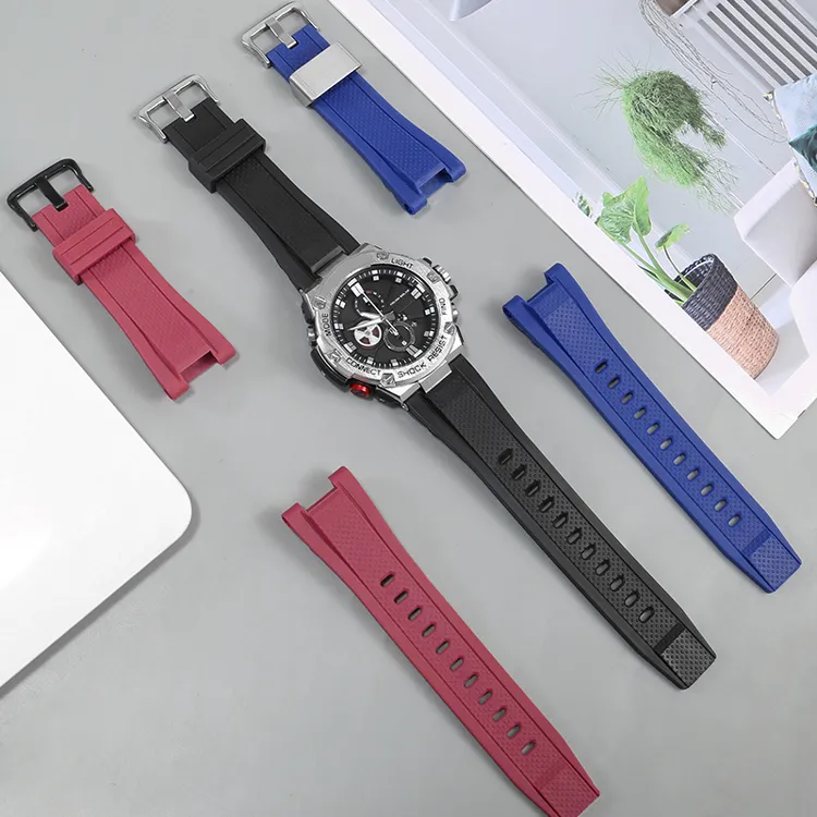 Craftsman Casio Compatibility Watch Band Silicone Material-6