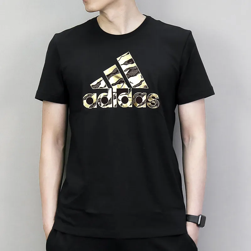 Adidas BOS FOIL CAMO T Shirt Men's Black-3