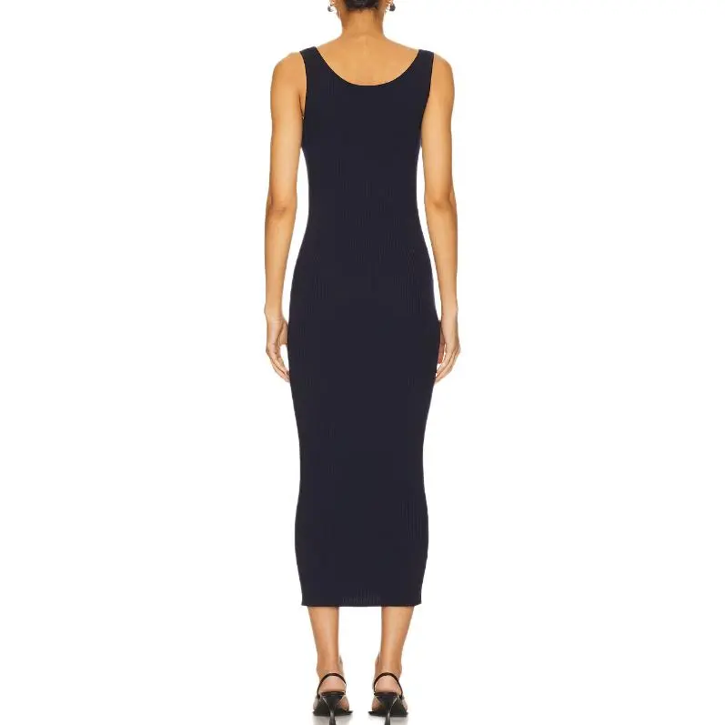 WE11DONE Sleeveless Dress Women's Marine Blue-1