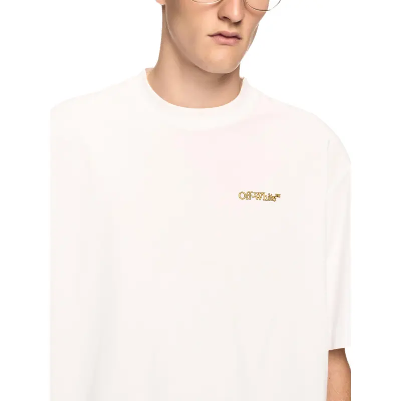 Off  Tape Arrow Crewneck T Shirt-4