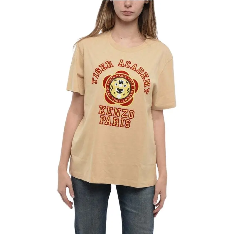 KENZO T-Shirts Women's Brown-5