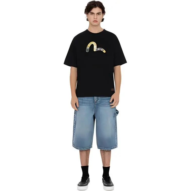 EVISU Short Sleeved T Shirts Men's-4