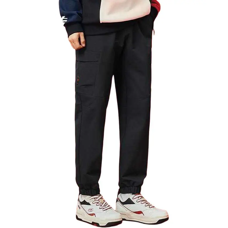 XTEP Cargo Pants Men's Jet Black-3