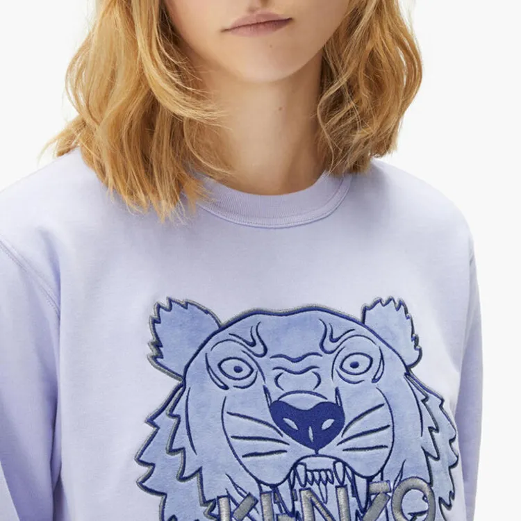 KENZO Sweatshirts Women's Light Purple-3