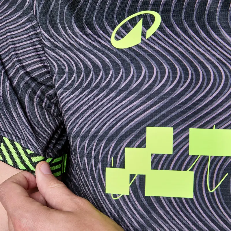 DECATHLON Soccer Jerseys Men's Black/Neon Yellow-4