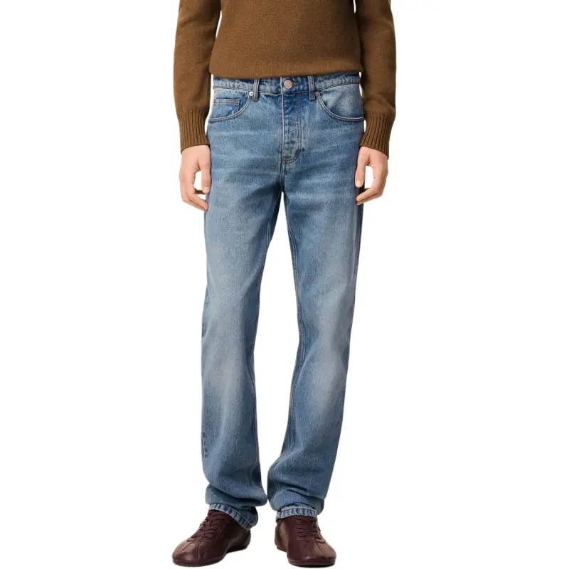 AMIPARIS Paris Logo Patch Classic Fit Jeans-5