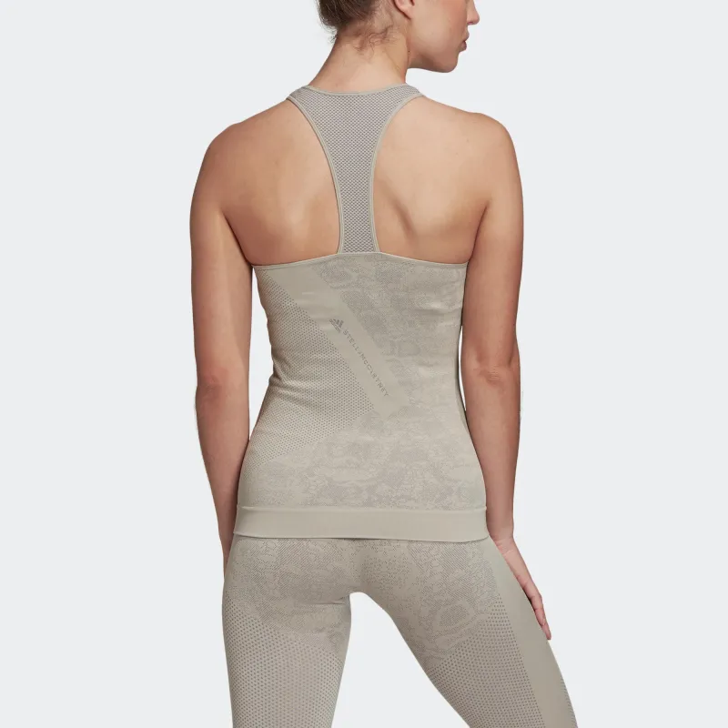 Adidas Essential Sleeveless Sports Shirts Women's Gray-3