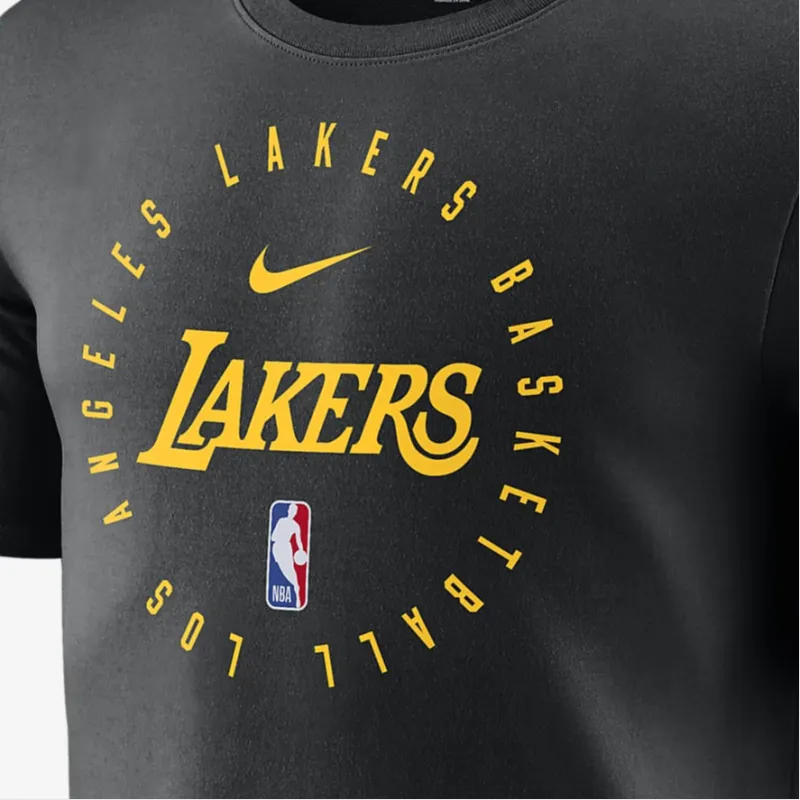 Nike Los Angeles Lakers Men's Nike Dri FIT Nba T Shirt-3