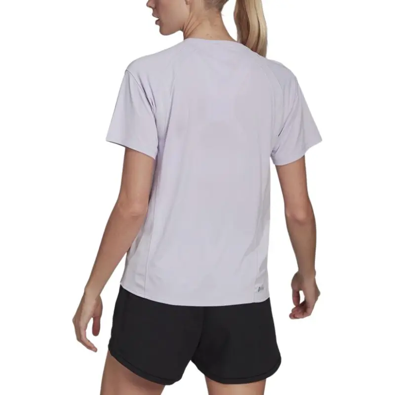 Adidas T Shirts Women's Light Purple-3