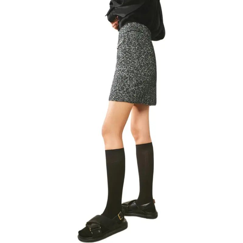 Orange Desire Casual Short Skirts Women's Starry Night Black-1