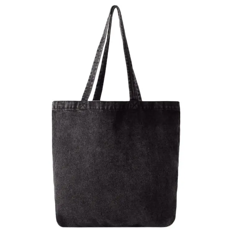 ZARA Sanrio/Sanrio Collaboration Cotton Tote Bag Shopping Bag Shoulder Bags Women's Black-3