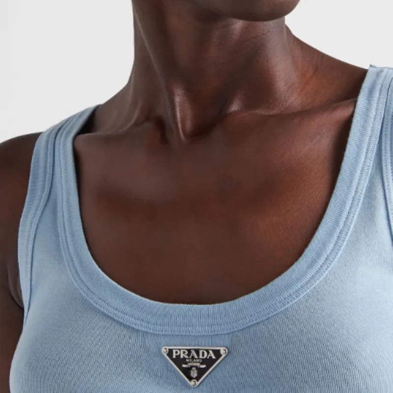 PRADA FW22 Camisole Women's Interstellar Blue-5