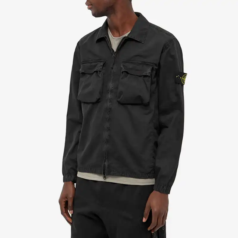 STONE ISLAND Old Effect Over Shirt-5