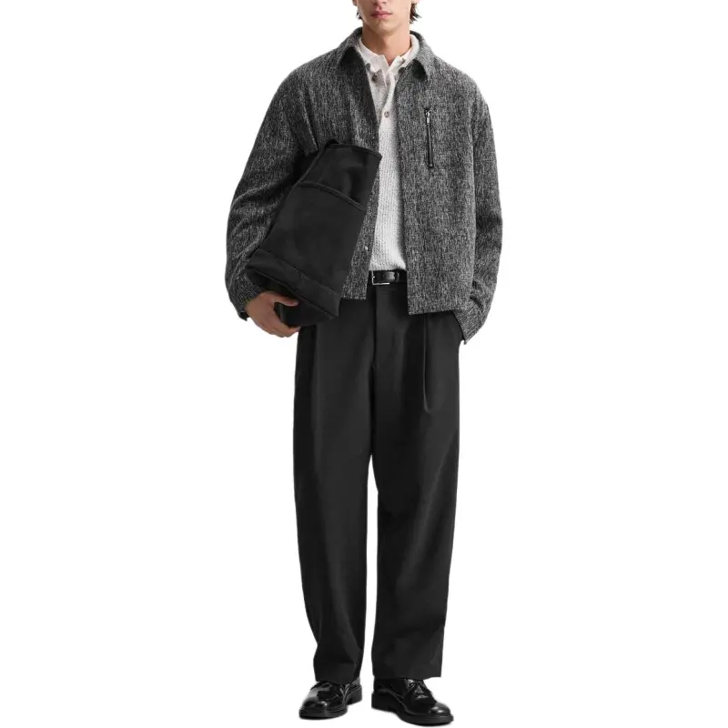 ZARA Shirts Men Black/White-3