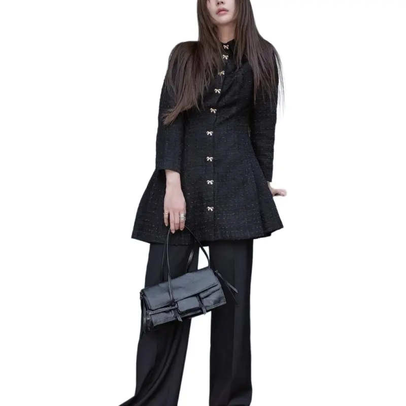 ZARA Long Sleeved Dresses Women's Black-3