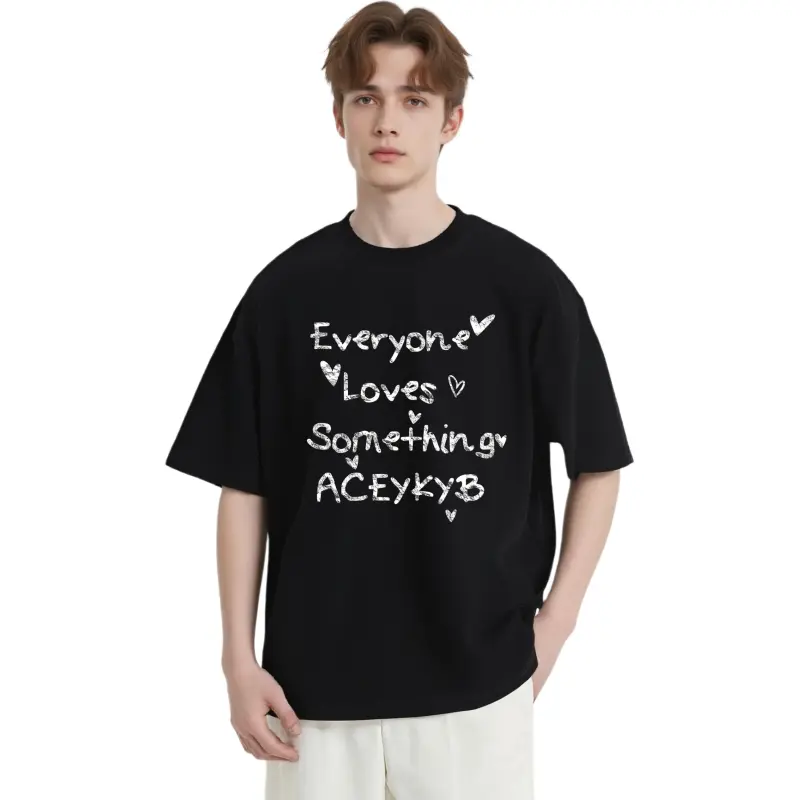 YK&YB T Shirts Unisex Black-4
