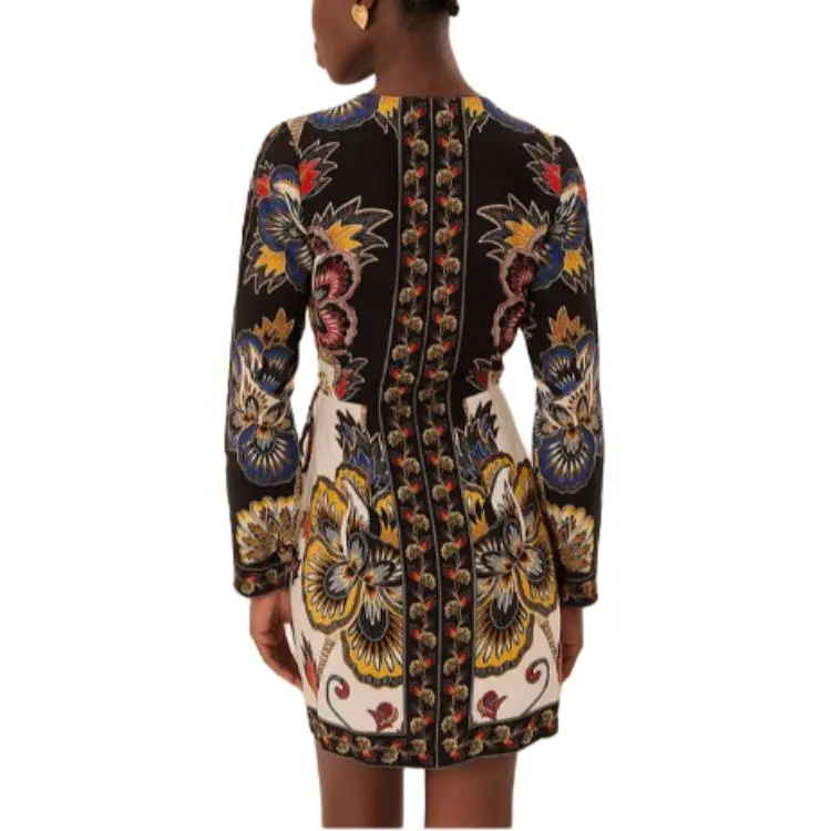 Farm Rio Wrap Mini Dress-1