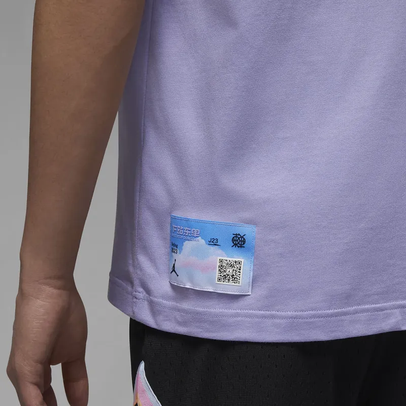 Jordan T Shirt Men's Frosty Lilac-4