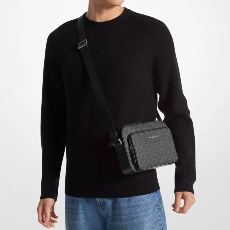 MICHAEL KORS Cooper Signature Logo Utility Crossbody Bag-4