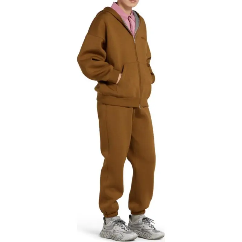 GUCCI SS25 Knitted Sweatpants Men's Brown-1