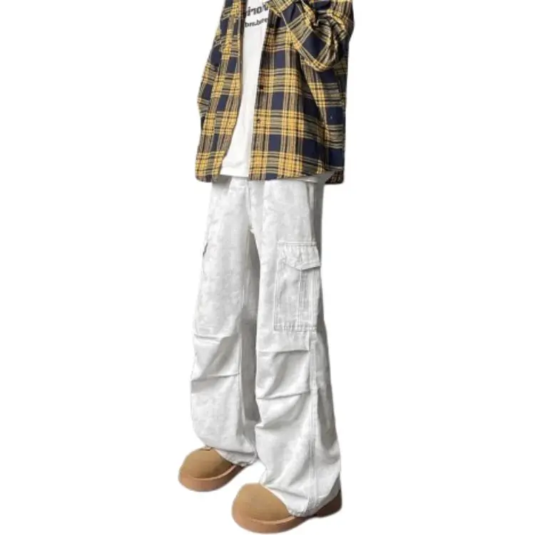 Concubine Zhu Jeans Unisex White-2