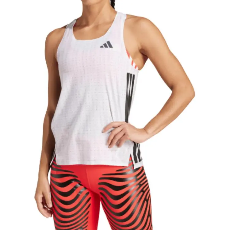 Adidas Free Shipping With AdiClub Adizero Running Singlet-2