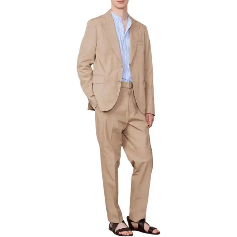 OFFICINE GENERALE Suit Trouser Men's Khaki-2