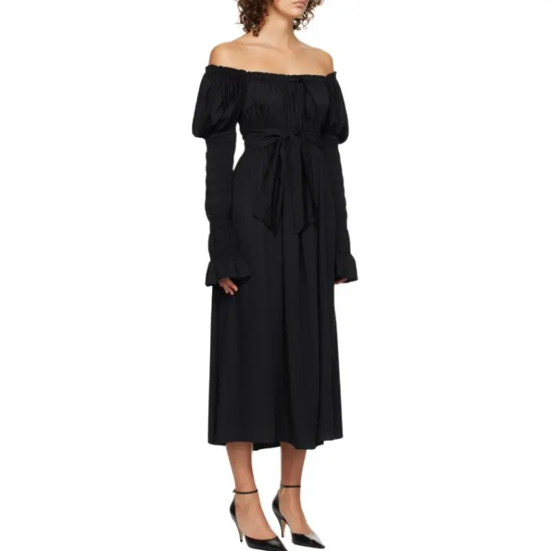 Sleeper Long Sleeved Dresses Women's Black-2