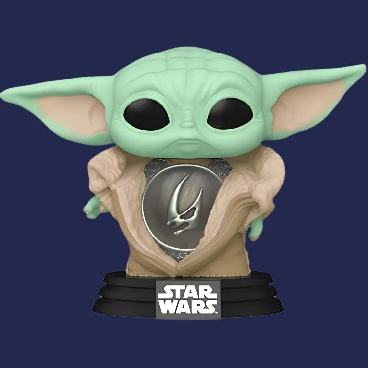 Funko POP! Din Grogu In Armor Chibi Figures-2