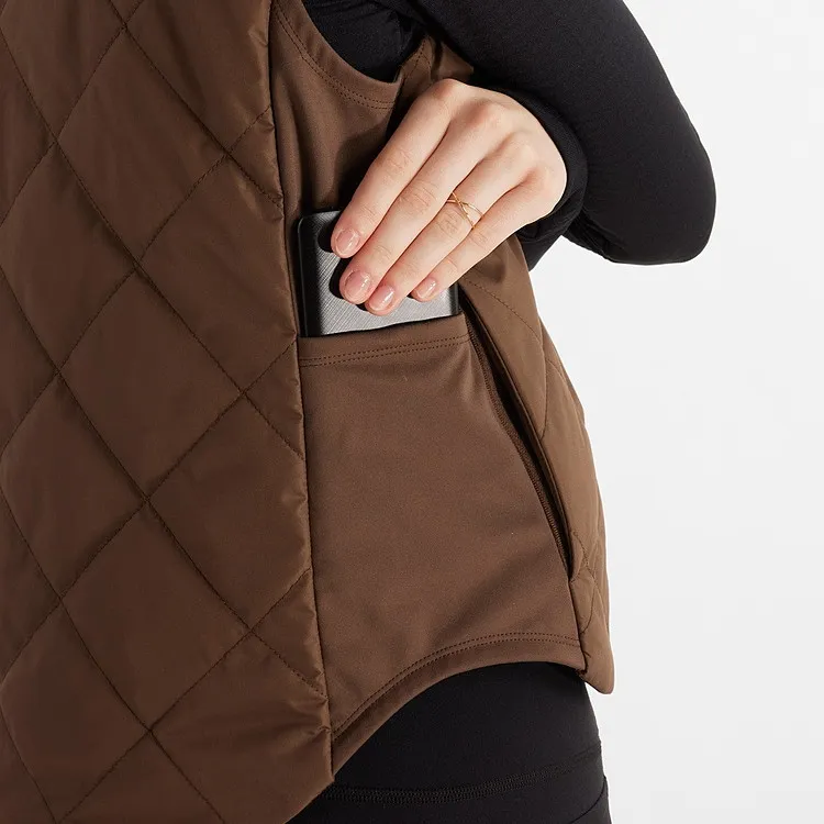 New Balance AW24 Vest Women's Coffee-8