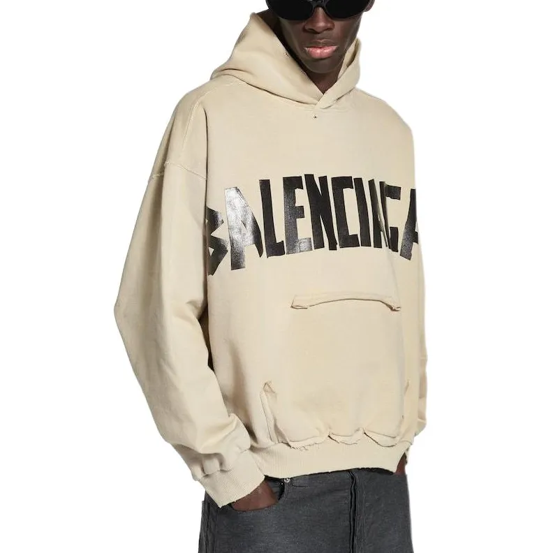 Balenciaga Sweatshirt Regular Fit Unisex Beige-3