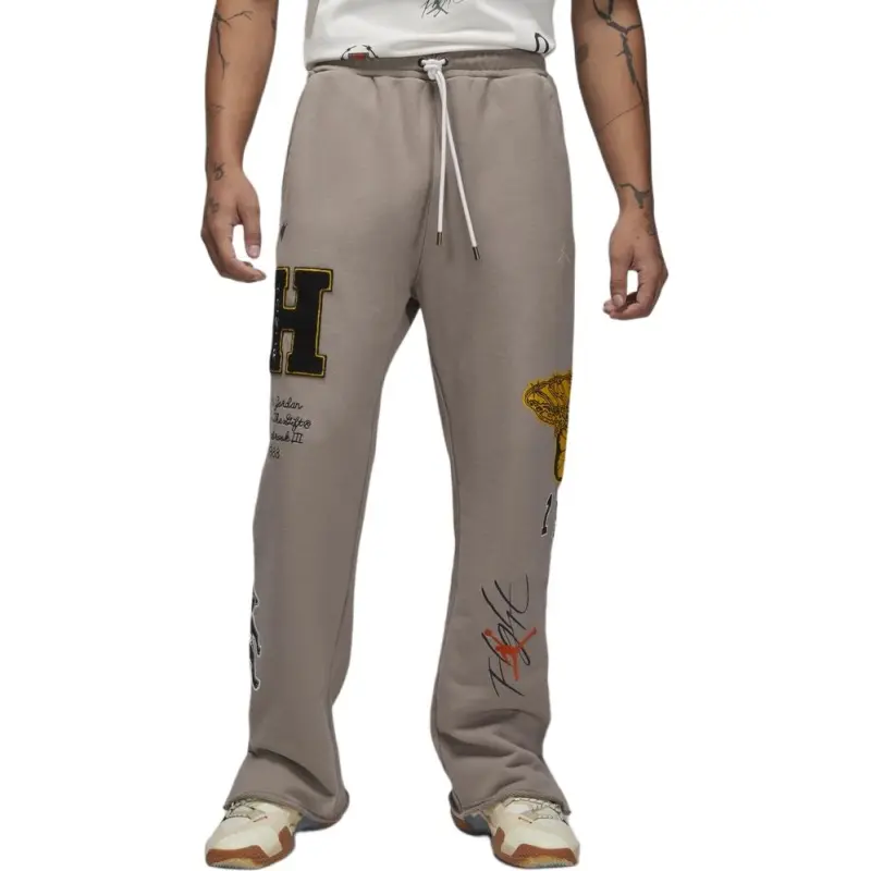 Jordan Knitted Sweatpants Men's Khaki-3