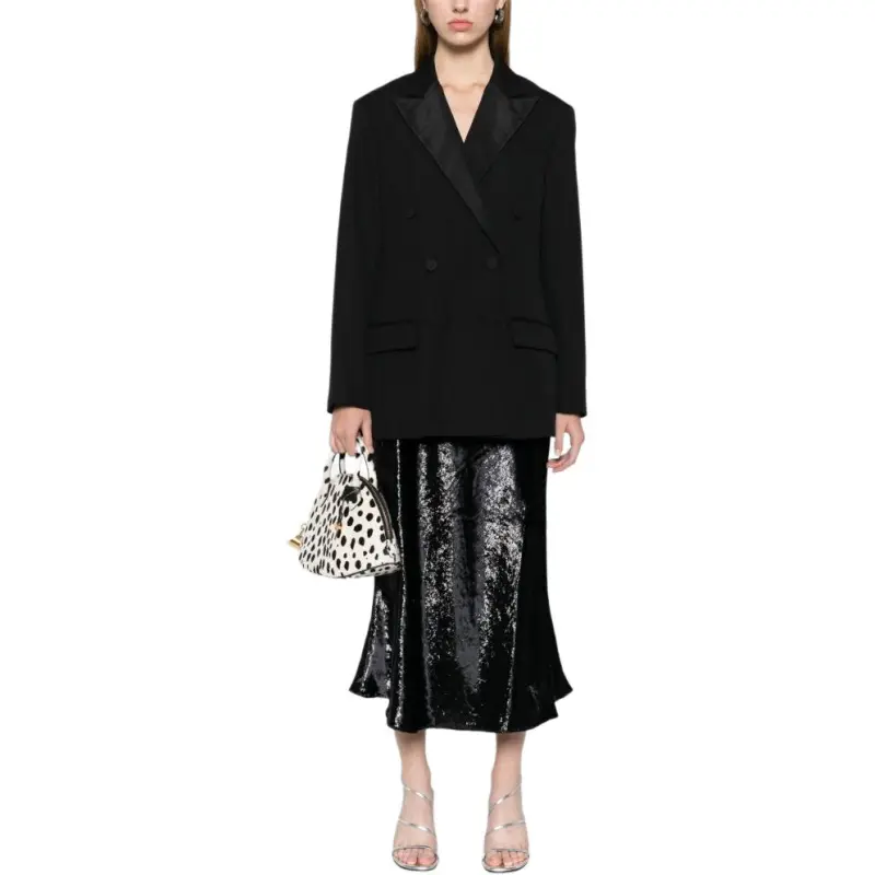 Polo Ralph Lauren Lamé Midi Skirt-1