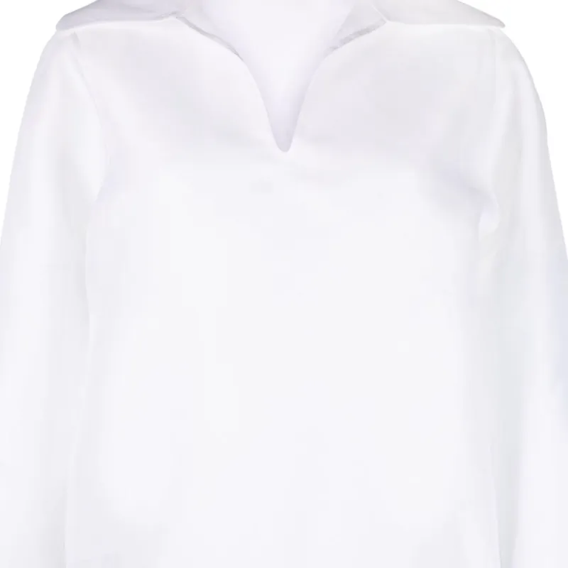TORY BURCH V Neck Long Sleeved Blouse-6