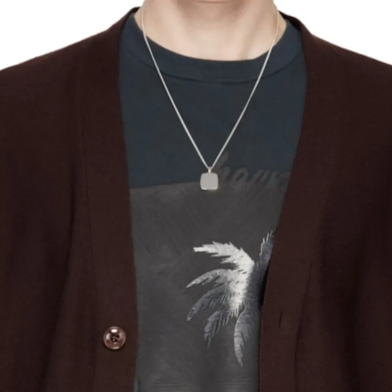 TOM WOOD Recycled 925 Sterling Silver Necklaces Men's Silver-1