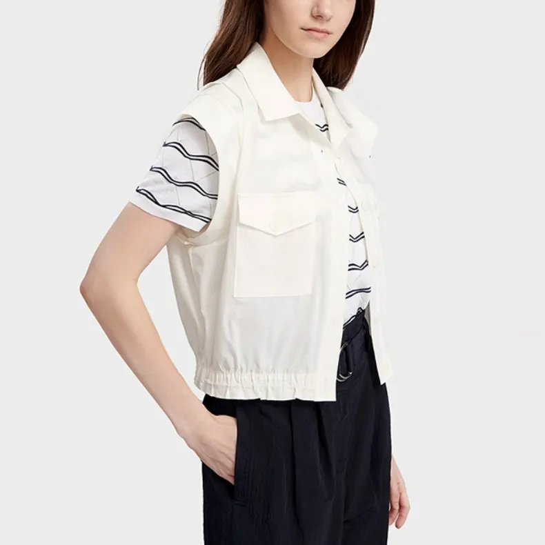 FILA Vests Women's Yellow Ivory-3
