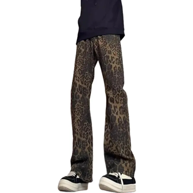 NHZN Jeans Women's Leopard Print-9