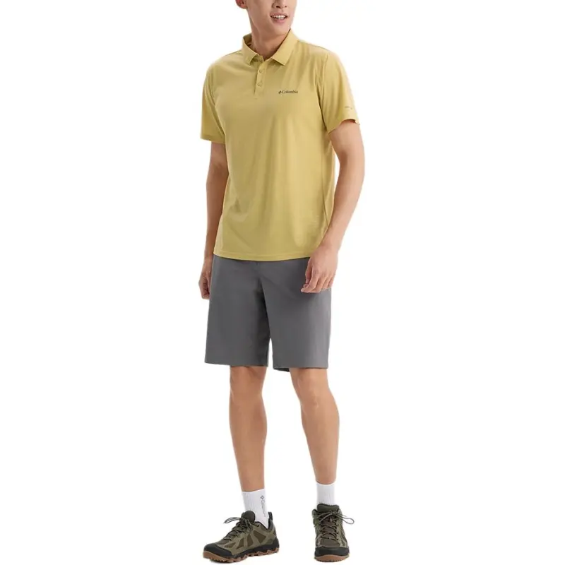 Columbia Polo Shirts Men Gold-4