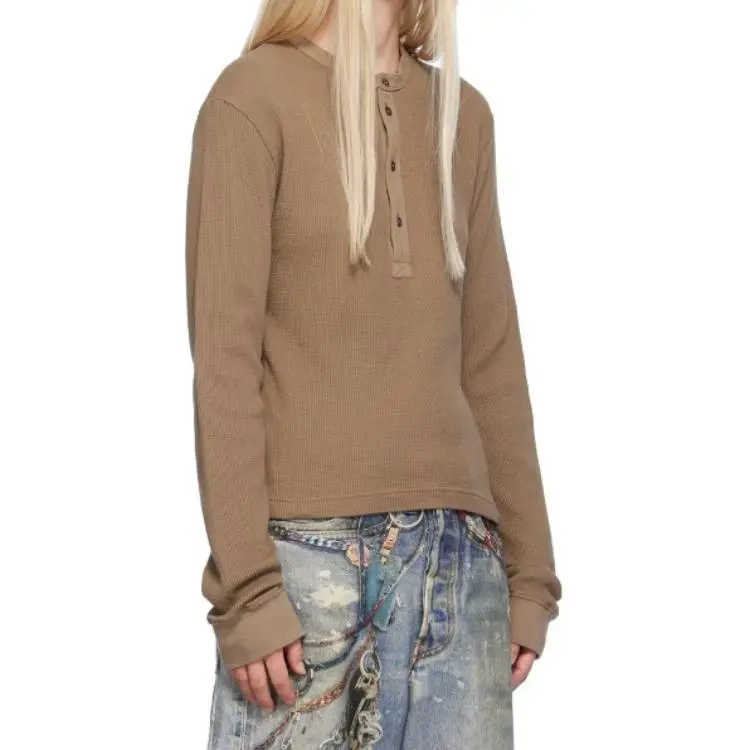 Acne Studios Polo Shirt Women's Brown-4