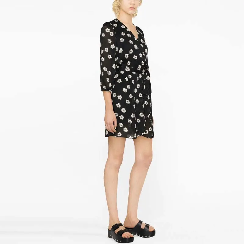 PINKO Long Sleeved Dresses Women's Black-2