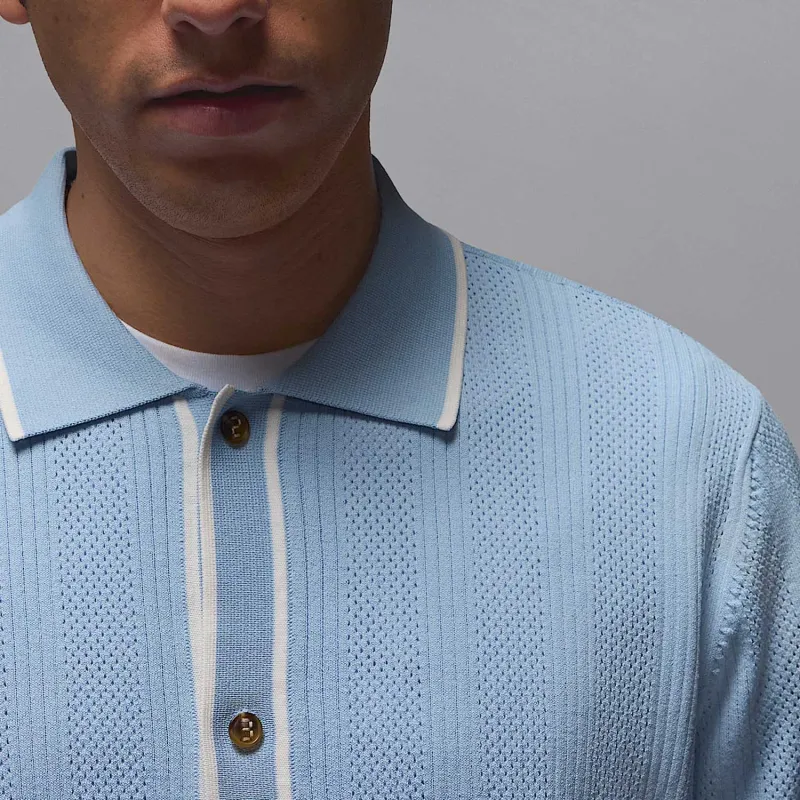 JORDAN Sport ​Men's Knit Button Down Golf Top-2