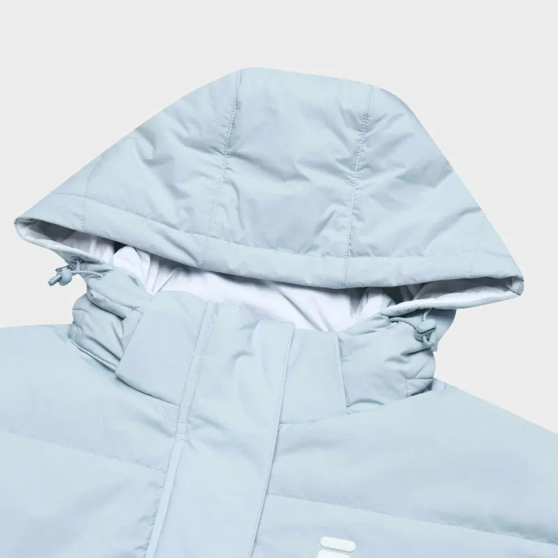 FILA FUSION Puffer Jackets Unisex Haze Blue S - POIZON FILA FUSION Puffer Jackets Unisex Haze Blue S - POIZON