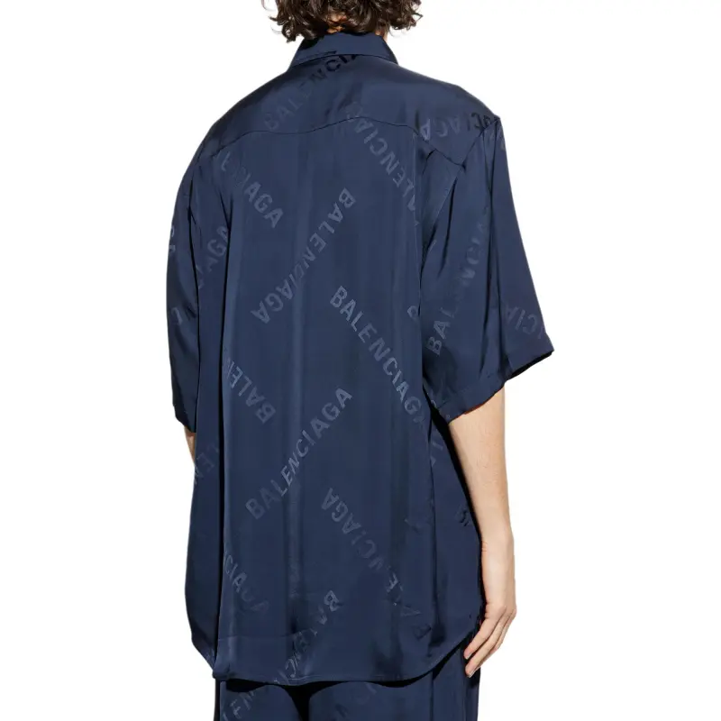 Balenciaga Short Sleeve Minimal Shirt-4