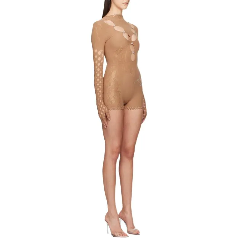 POSTER GIRL Jumpsuit Women's Brown-3