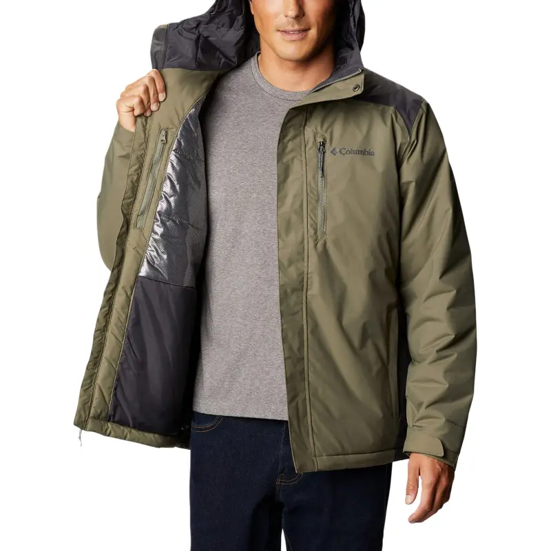 Columbia Jackets Men Gray Green-2